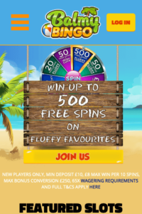 balmybingo com 320 480