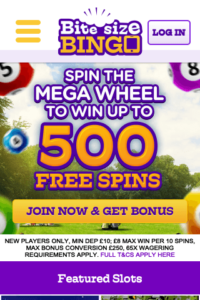 bitesizebingo.com 320x480