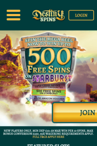 destinyspins.com 320x480