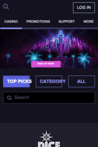 dicecitycasino.com 320x480