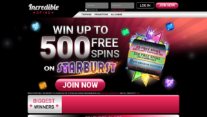 incrediblespins.co.uk 1366x768