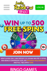 luckyrainbowbingo.com 320x480