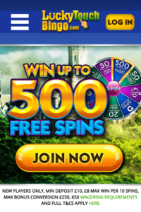 luckytouchbingo.com 320x480