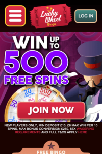 luckywheelbingo.com 320x480