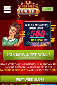 welldoneslots.com 320x480