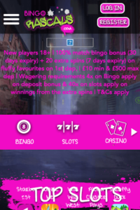 bingorascals.com 320x480