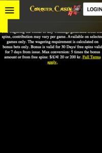 conquercasino.com 320x480