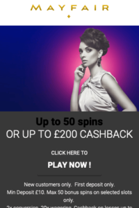 mayfaircasino.com 320x480