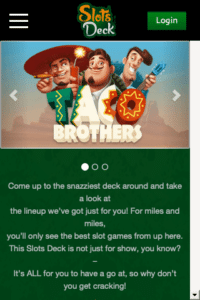 slotsdeck.com 320x480