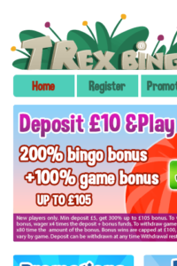 trexbingo.com 320x480
