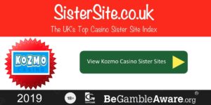 Kozmo Casino sister sites
