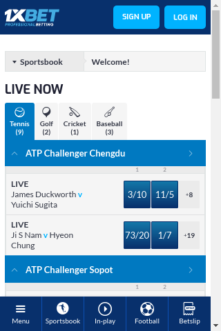 UK 1xBet Mobile Image