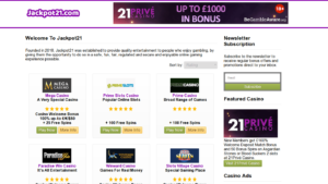 jackpot21 screenshot