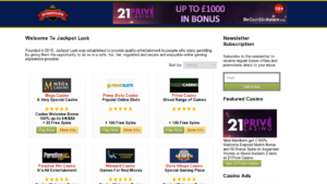 jackpotluck screenshot