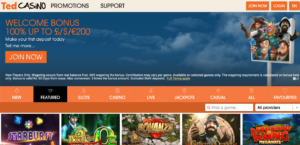 ted casino sister sites