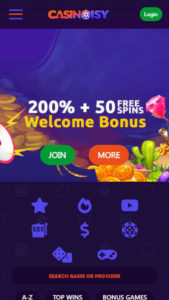 casinoisy mobile screenshot