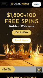 casinomidas mobile screenshot