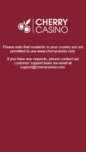 cherrycasino mobile screenshot