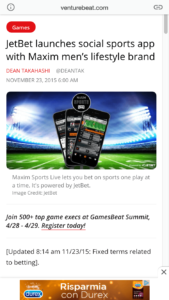 jetbet mobile screenshot