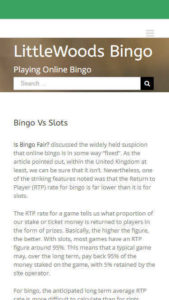 littlewoodsbingo mobile screenshot