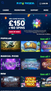 playmagical mobile screenshot