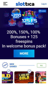 slottical mobile screenshot
