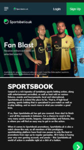 sportsbetio mobile screenshot