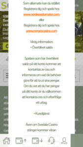 svedalacasino mobile screenshot