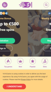 yoyocasino777 mobile screenshot