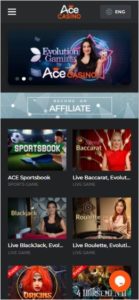 ace casino mobile screenshot