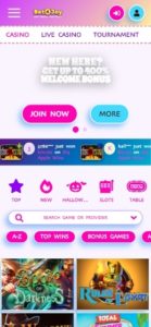bet4joy casino mobile screenshot
