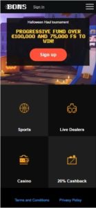 bons casino mobile screenshot