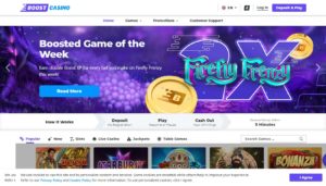 boost casino desktop screenshot