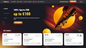 fezbet casino desktop screenshot