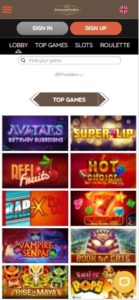fortunetowin casino mobile screenshot