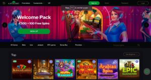 katsubet casino desktop screenshot