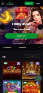 katsubet casino mobile screenshot