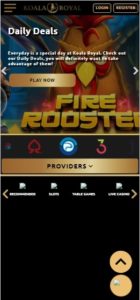 koalaroyal casino mobile screenshot