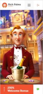 rich palms casino mobile screenshot