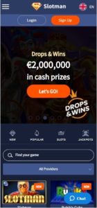 slotman casino mobile screenshot