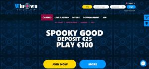 winown casino desktop screenshot