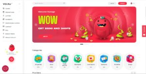 yoju casino desktop screenshot