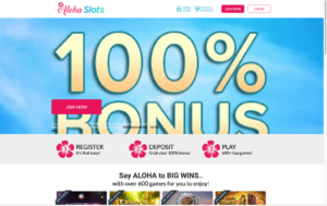 aloha slots laptop screenshot 2021