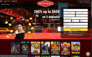 bella vegas laptop screenshot 2021