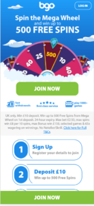 bgo mobile screenshot 2021