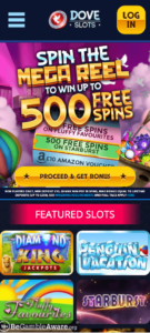 dove slots mobile screenshot 2021