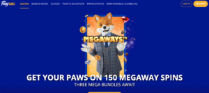 foxy casino laptop screenshot 2021