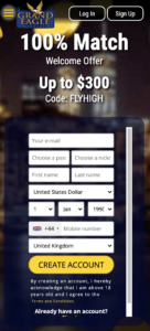 grand eagle casino mobile screenshot 2021
