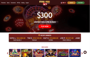 grande vegas casino laptop screenshot 2021