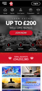 mansion casino mobile screenshot 2021